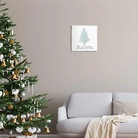 Stupell Industries Snow Somewhere Else Holiday Tree Wall Plaque Art