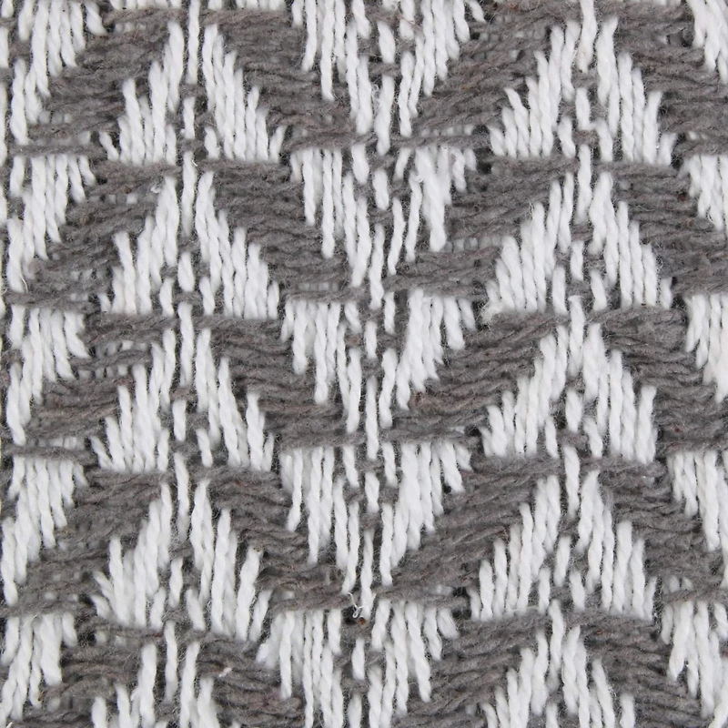 DII® Gray Arrowhead Woven Throw