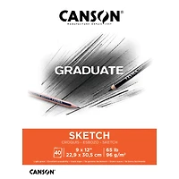Canson® Graduate Foldover Sketch Pad, 9" x 12"