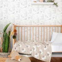 RoomMates Winnie The Pooh Gray Toile Peel & Stick Wallpaper