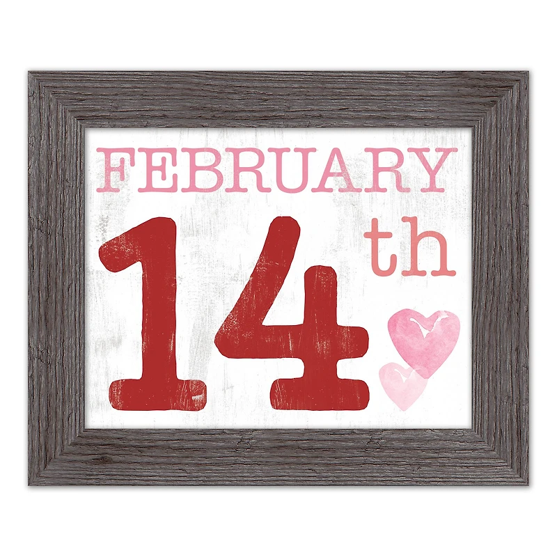 February Valentine's Day Western Framed Print