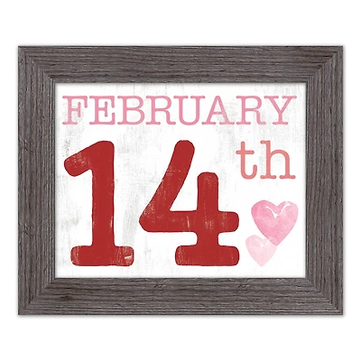 February Valentine's Day Western Framed Print