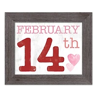 February Valentine's Day Western Framed Print