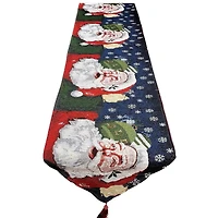 Wizardi 13.75" x 67" Santa Claus Christmas Table Runner