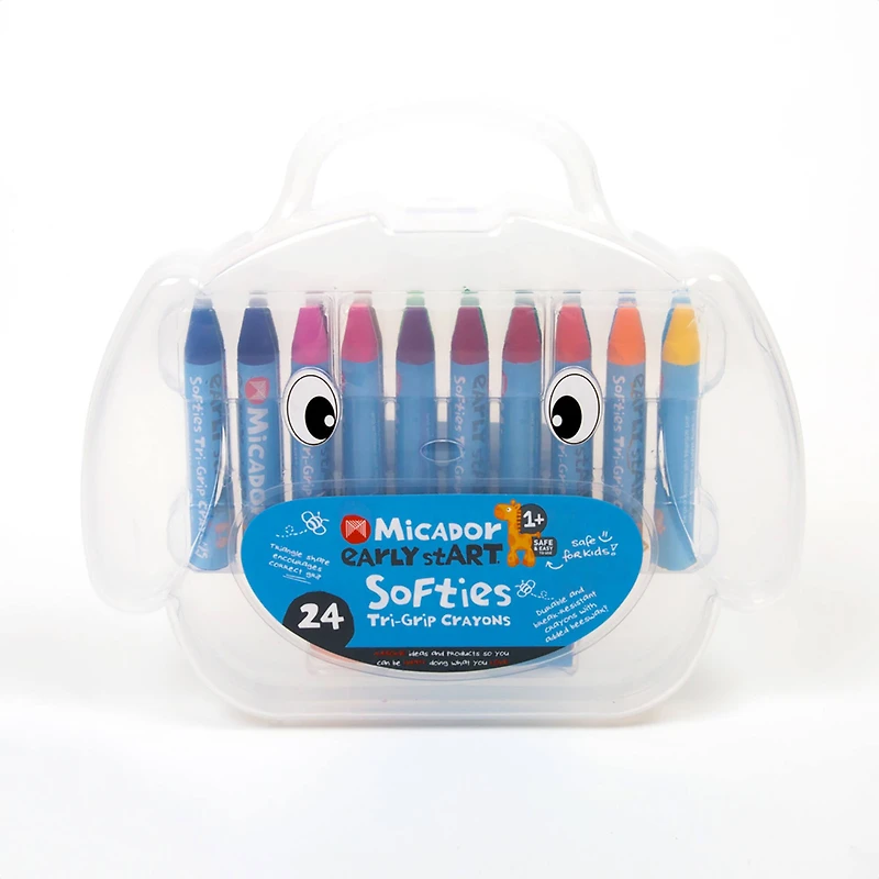 Micador® early stART® SoftiTri-Grip Crayons