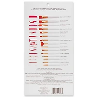 6 Pack: Golden Taklon Brush Set by Craft Smart®