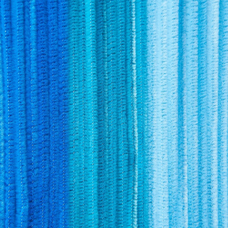 24 Packs: 25 ct. (600 total) Mixed Blue Chenille Pipe Cleaners by Creatology™