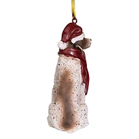 3.5" Pointer Holiday Dog Ornament