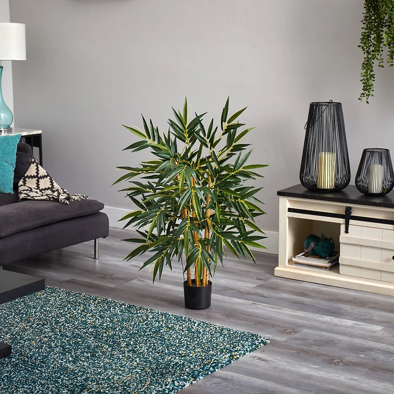 3ft. Potted Biggy Bamboo Silk Tree