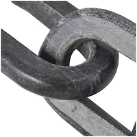 Interlocking Modern Chain Link Marble Sculpture Set