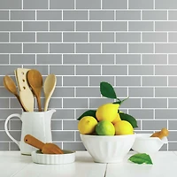 RoomMates Gray Subway Peel & Stick Backsplash StickTiles®