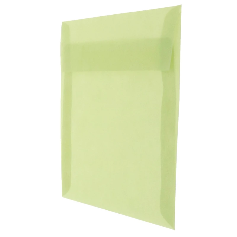 JAM Paper 6.5" x 6.5" Translucent Vellum Envelopes