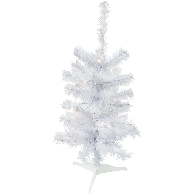 2ft. Pre-Lit Woodbury White Pine Artificial Christmas Tree