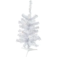 2ft. Pre-Lit Woodbury White Pine Artificial Christmas Tree