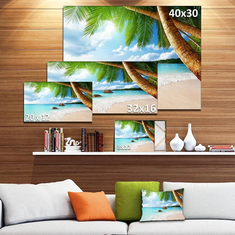 Designart - Praslin Island Seychelles Beach