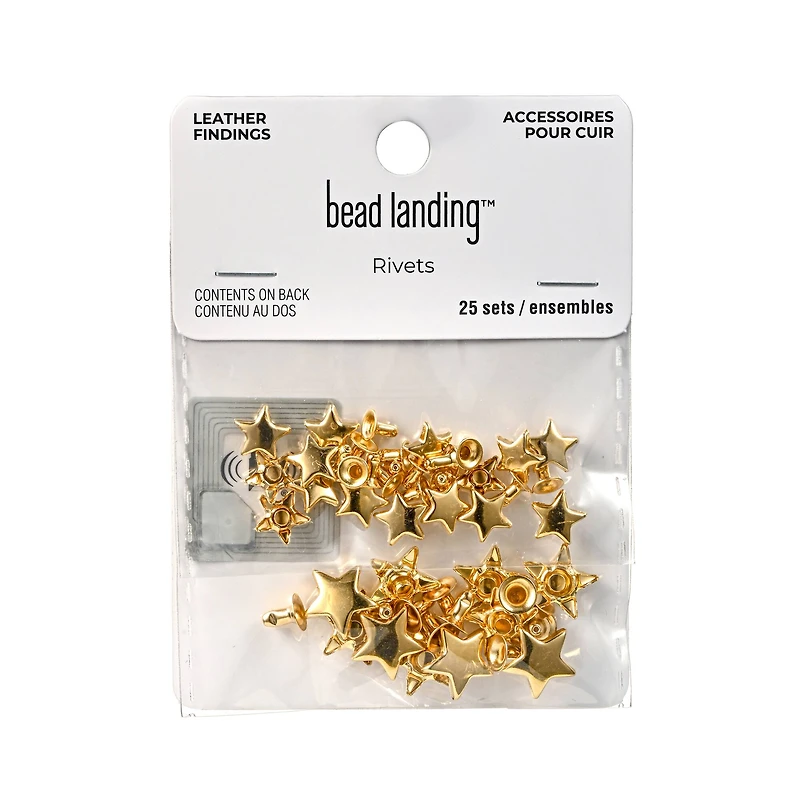 Gold Star Rivet Mix by Bead Landing™