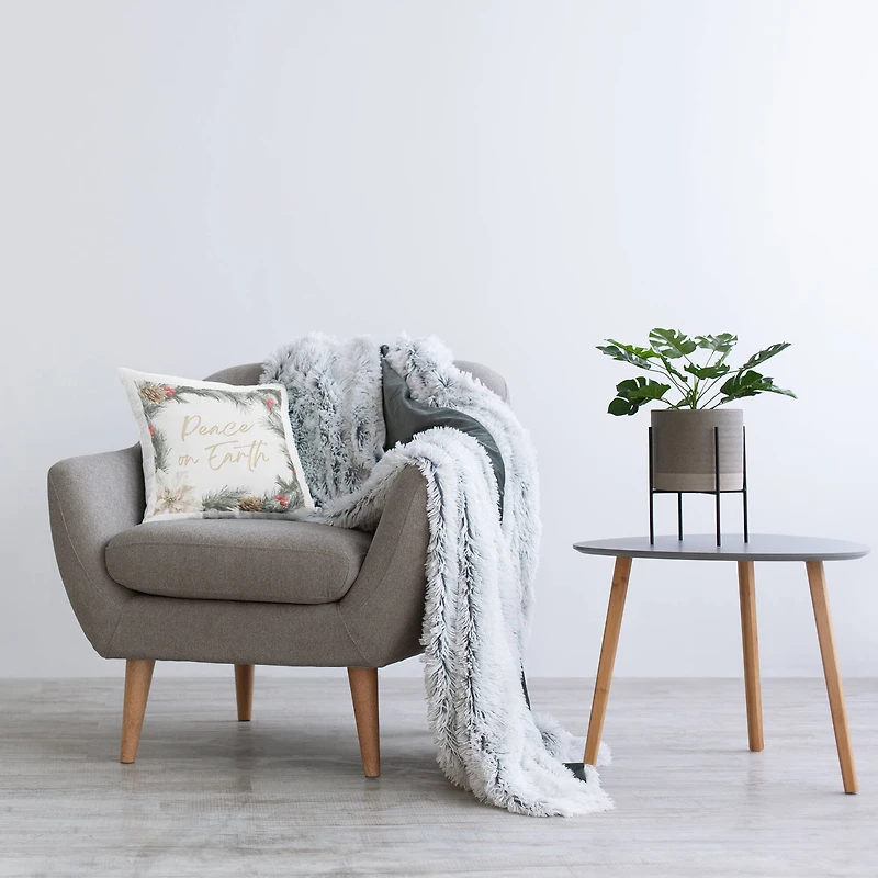 Stupell Industries Peace on Earth Holiday Throw Pillow