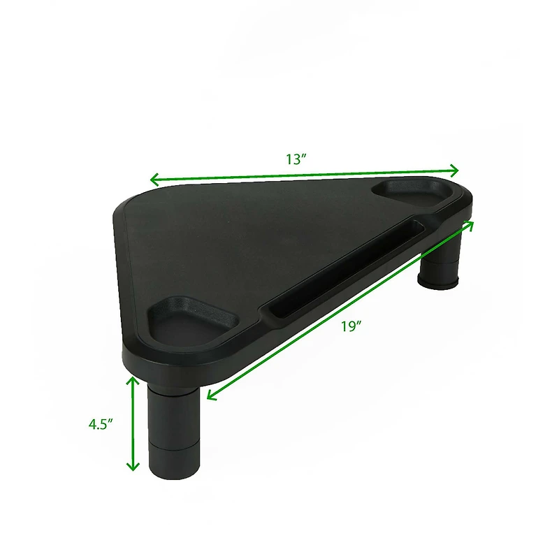 Mind Reader Black Triangle Monitor Stand