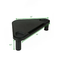 Mind Reader Black Triangle Monitor Stand