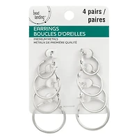 Hoop Earrings by Bead Landing®, Silver