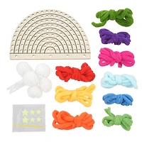 Rainbow Wood Weaving Craft Kit by Creatology™