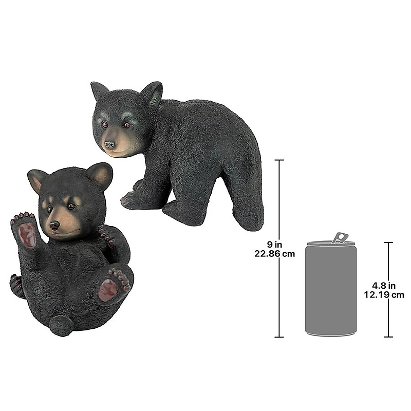 Design Toscano Bear Cub Outdoor Statue Set