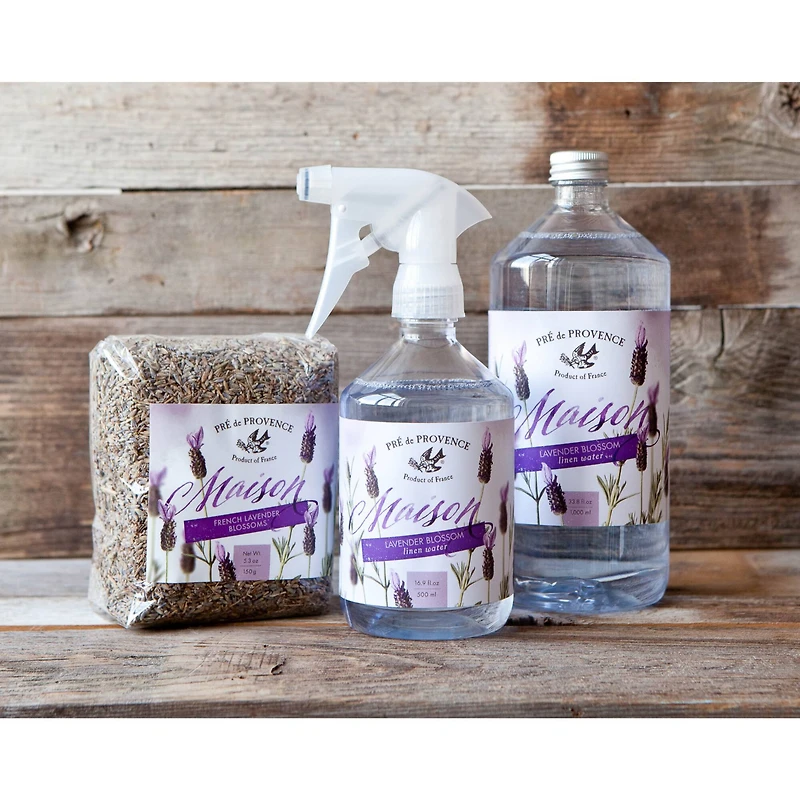 European Soaps Lavender Linen Water with Sprayer, 500mL