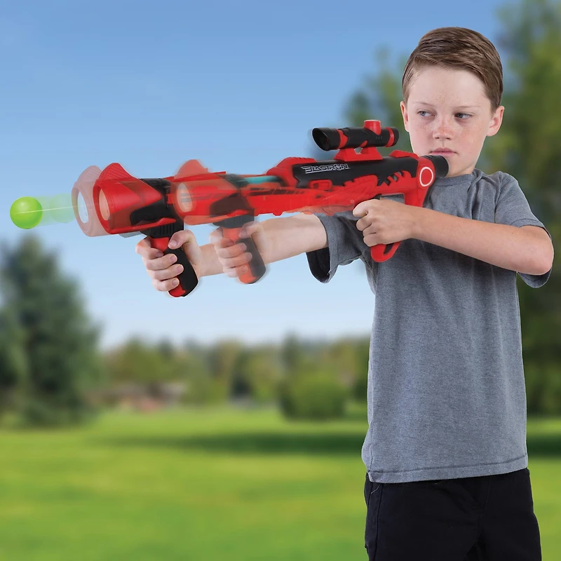 NKOK Blastron™ CannonBall Blaster: Red Crossbow