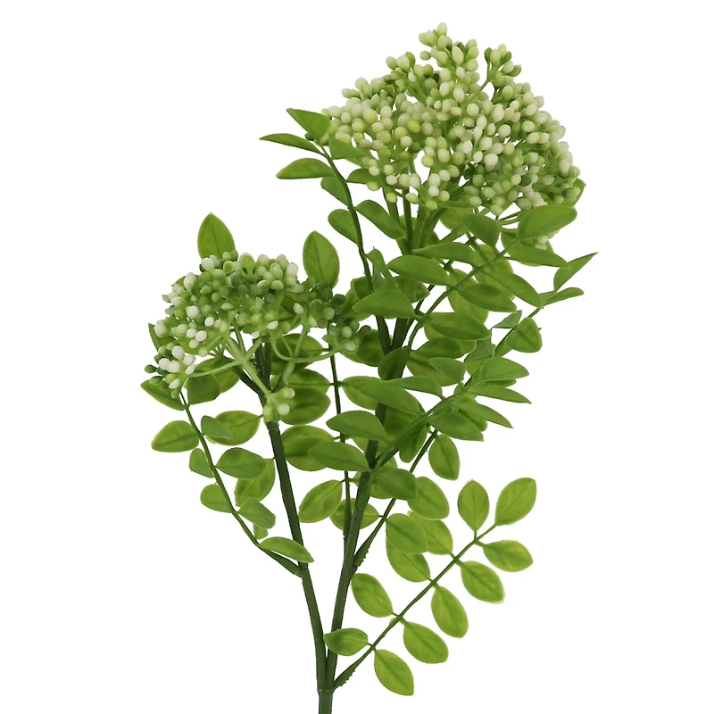 30" White Berry with Foliage Stem by Ashland®