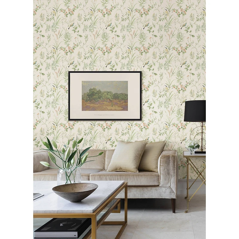 NuWallpaper Sage Songbird Peel & Stick Wallpaper