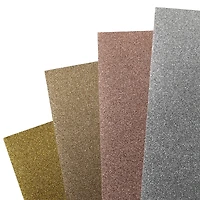 9 Packs: 12 ct. (108 total) Glitter Neutral 12" x 24" Cardstock Paper by Recollections™