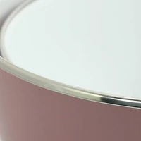 Gibson Home® Plaza Cafe Lavender 3-Piece Stackable Nesting Mixing Bowl Set with Lids