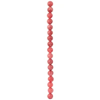 12 Pack:  Coral Round Stone Beads, 10mm by Bead Landing™
