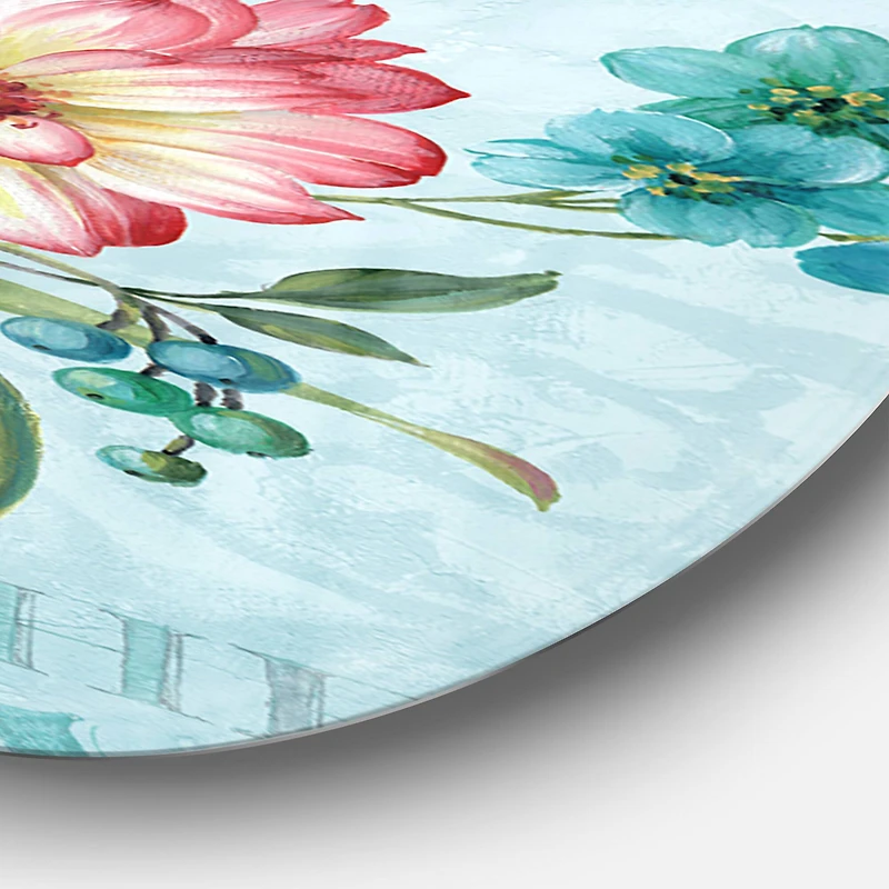 Designart - Handpainted Peacock