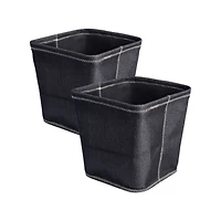 DII® 11" Zig Zag Stitch Trapezoid Fabric Bins