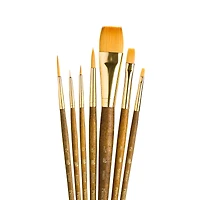 Princeton™ RealValue™ Golden Taklon Brush Set With 3/4" Wash