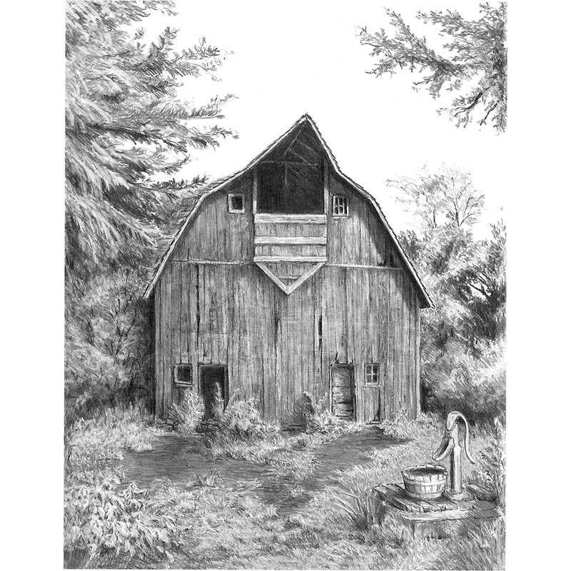 Royal & Langnickel® Sketching Made Easy™ Old Country Barn Kit
