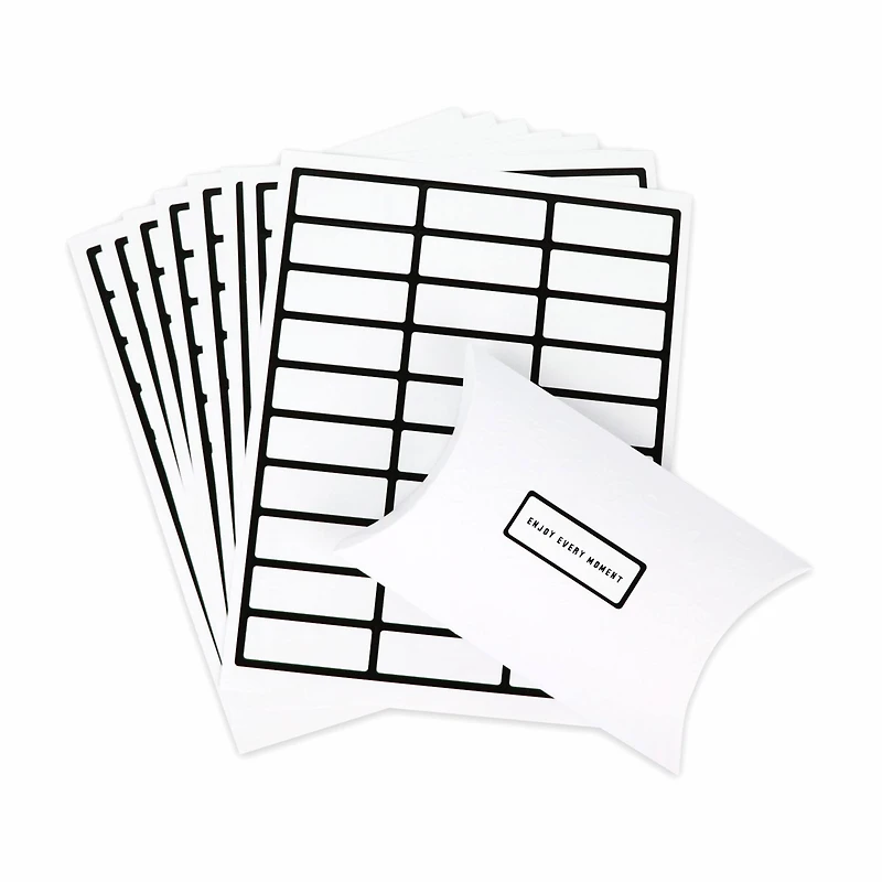 Black Border Address Label Stickers by Recollections™