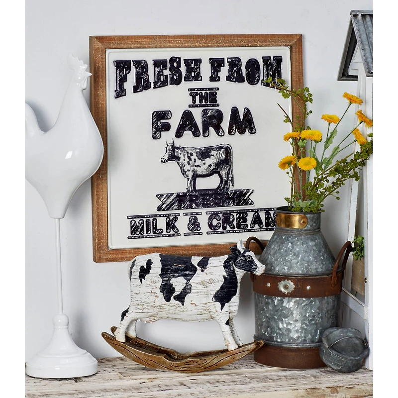 18" Black Farmhouse Wall Sign Set