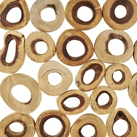 40" x 28" Brown Wood Abstract Wall Décor