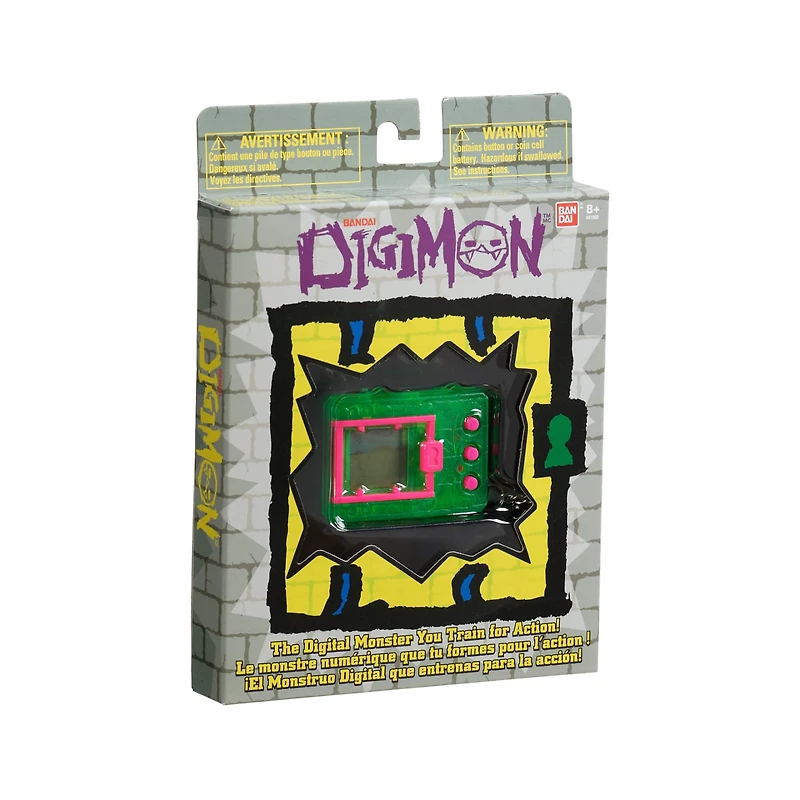 Bandai Translucent Neon Green Digimon Original Virtual Pet