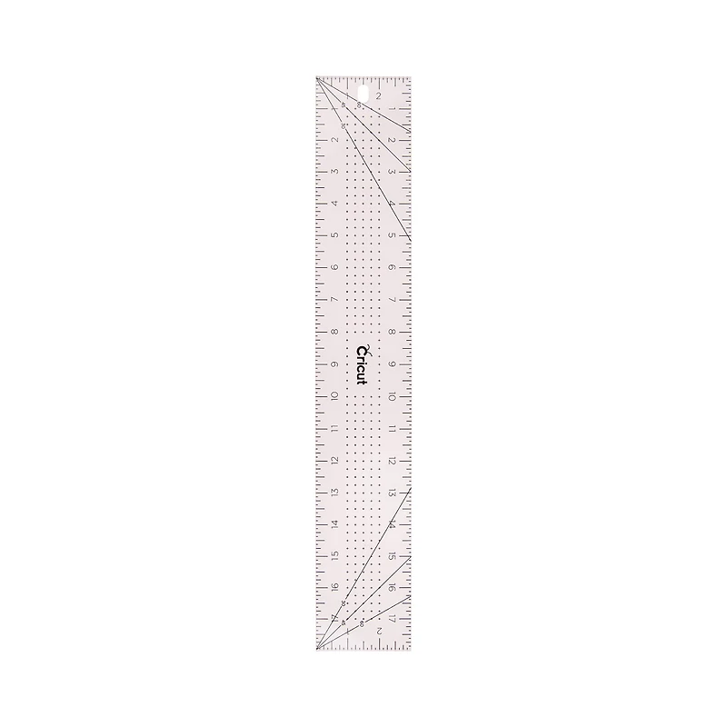 Cricut® Rose Acrylic Ruler, 3" x 18"