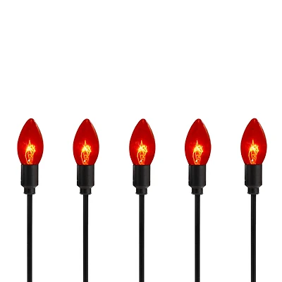 10ct. Orange C9 Bulb Halloween Pathway Markers