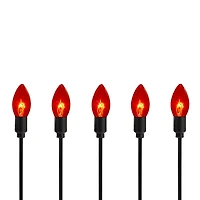 10ct. Orange C9 Bulb Halloween Pathway Markers