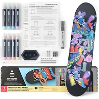 Arteza 14 Piece Skateboard Wall Art Kit