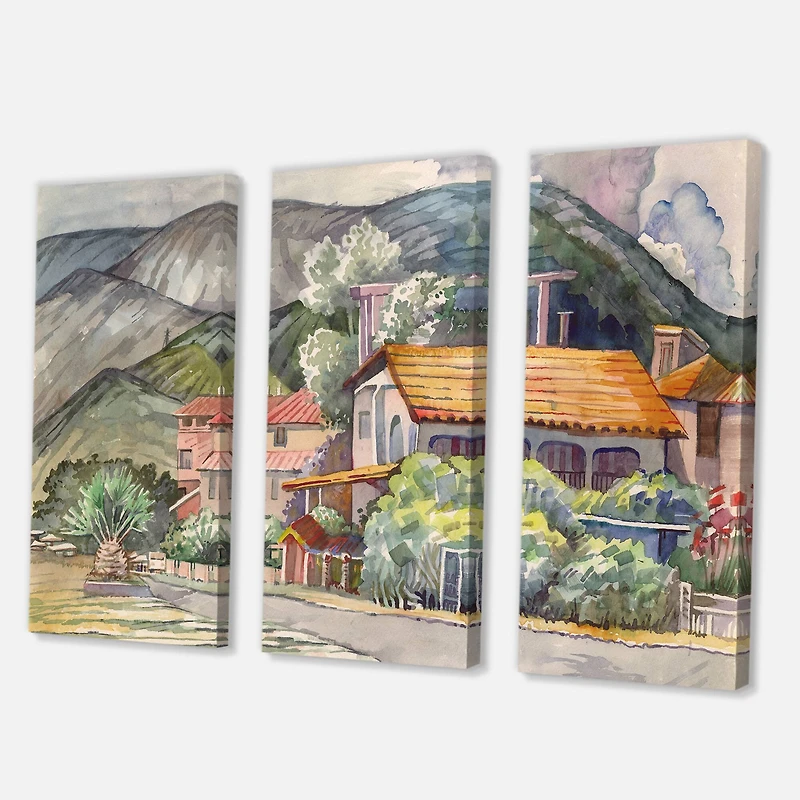 Designart - Greek Landscape Off The Coast Of The Aegean Sea