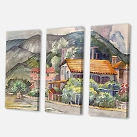 Designart - Greek Landscape Off The Coast Of The Aegean Sea