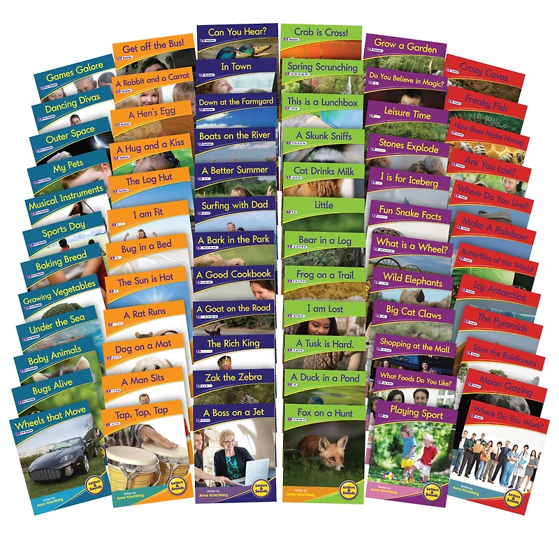 Junior Learning® Letters & Sound Phase 1 Non-Fiction Boxed Set