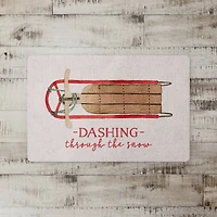 Dashing Sled 27x18 Floor Mat
