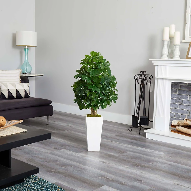 3ft. Umbrella Tree in White Vase